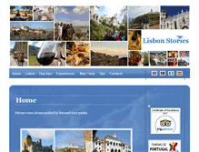 Tablet Screenshot of lisbonstories.com